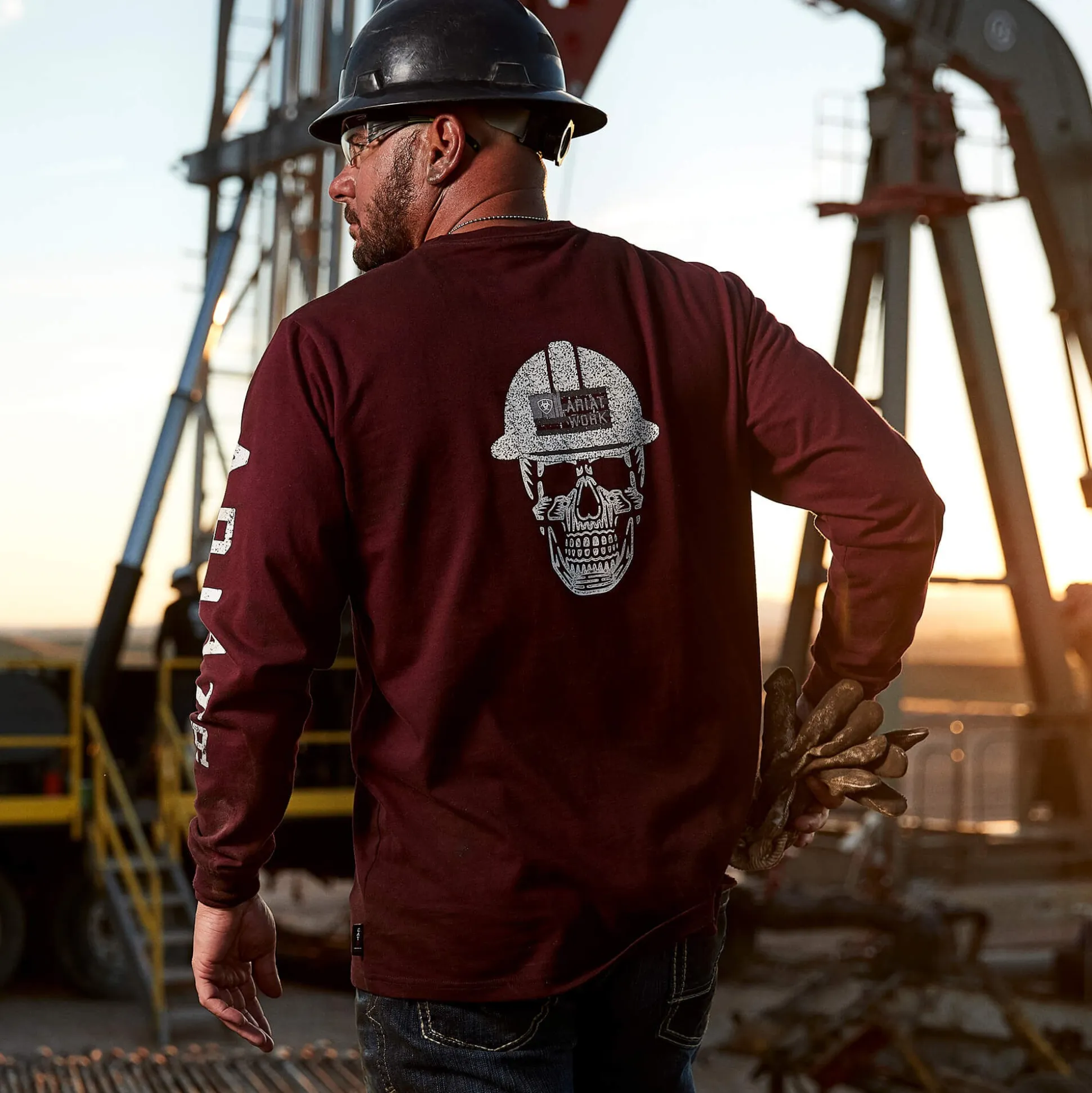 FR Roughneck Skull Logo T-Shirt