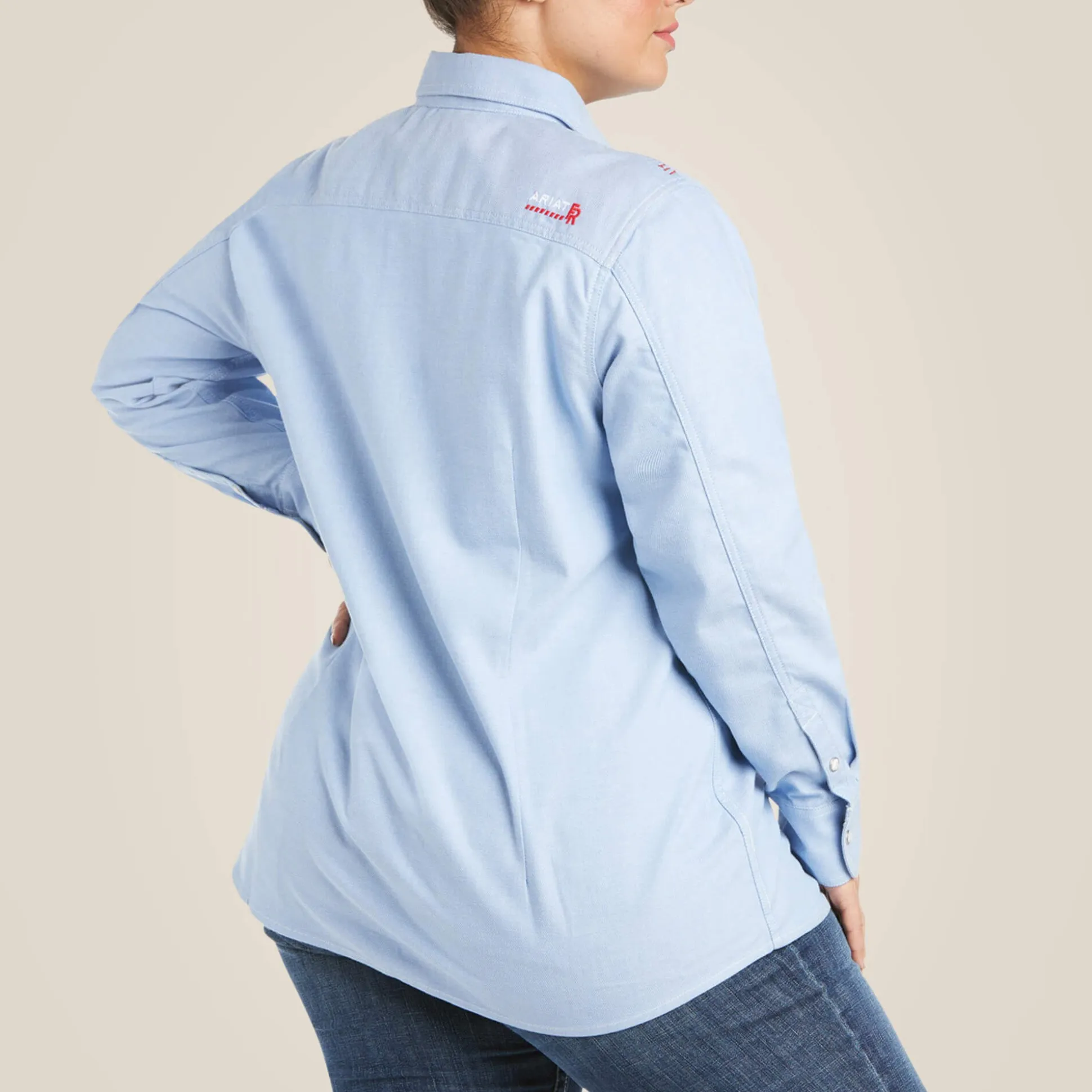 FR Solid DuraStretch Snap Work Shirt