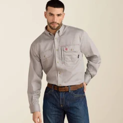 FR Solid Vent Work Shirt