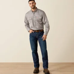 FR Solid Vent Work Shirt