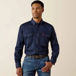FR Solid Vent Work Shirt
