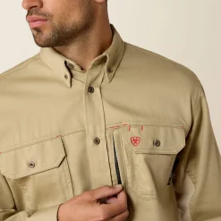 FR Solid Vent Work Shirt