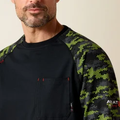 FR Stretch Camo Baseball T-Shirt