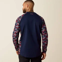 FR Stretch Camo Baseball T-Shirt