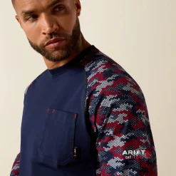 FR Stretch Camo Baseball T-Shirt
