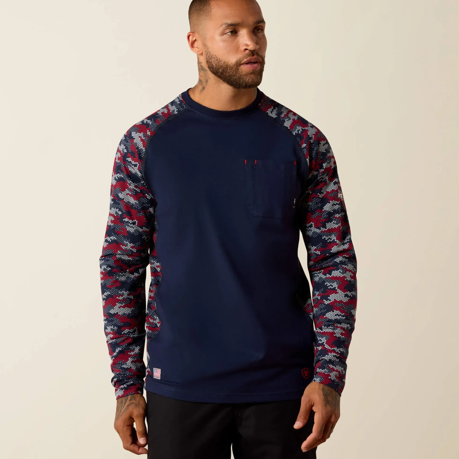 FR Stretch Camo Baseball T-Shirt