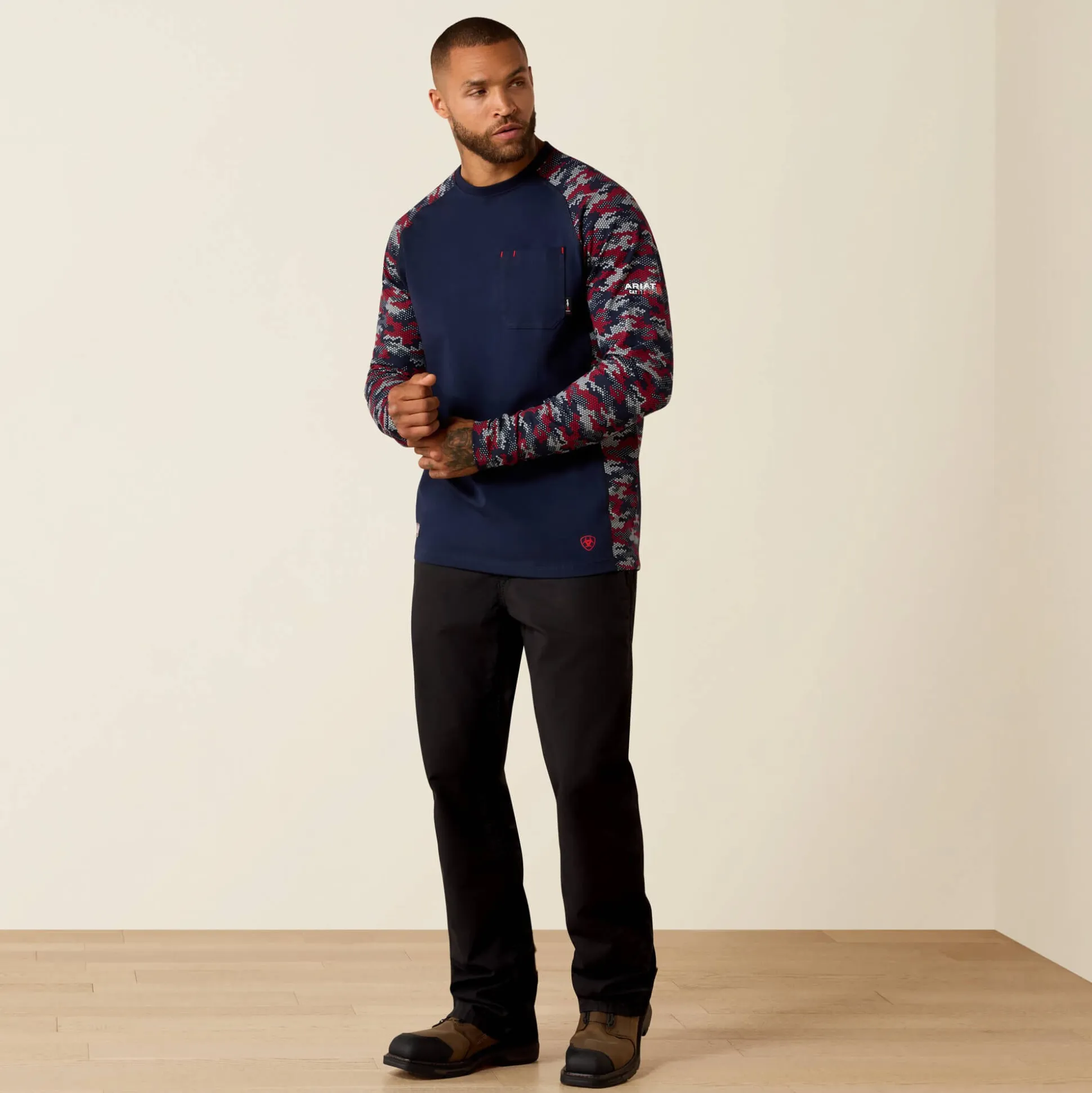 FR Stretch Camo Baseball T-Shirt