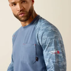 FR Stretch Camo Baseball T-Shirt