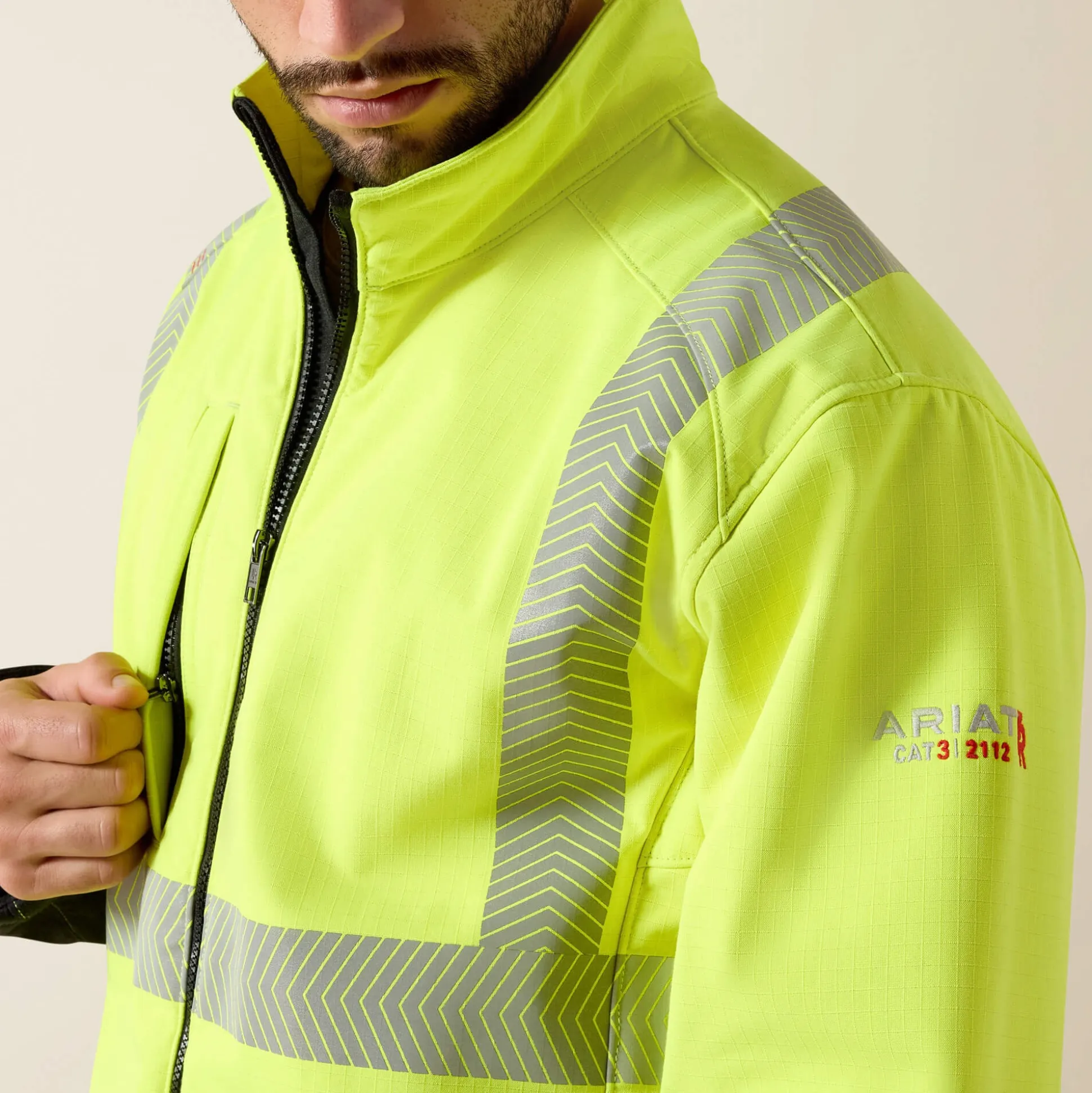 FR Vernon Hi-Vis Softshell Jacket