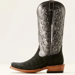 Futurity Silk Narrow Cutter Toe Western Boot