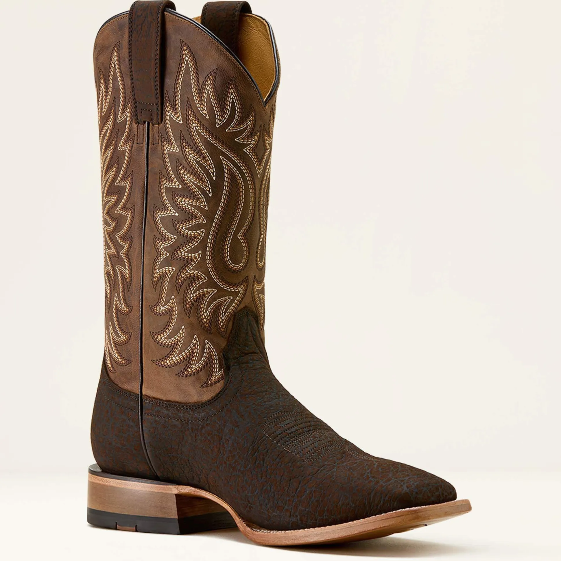 Gold Point Wide Square Toe Cowboy Boot