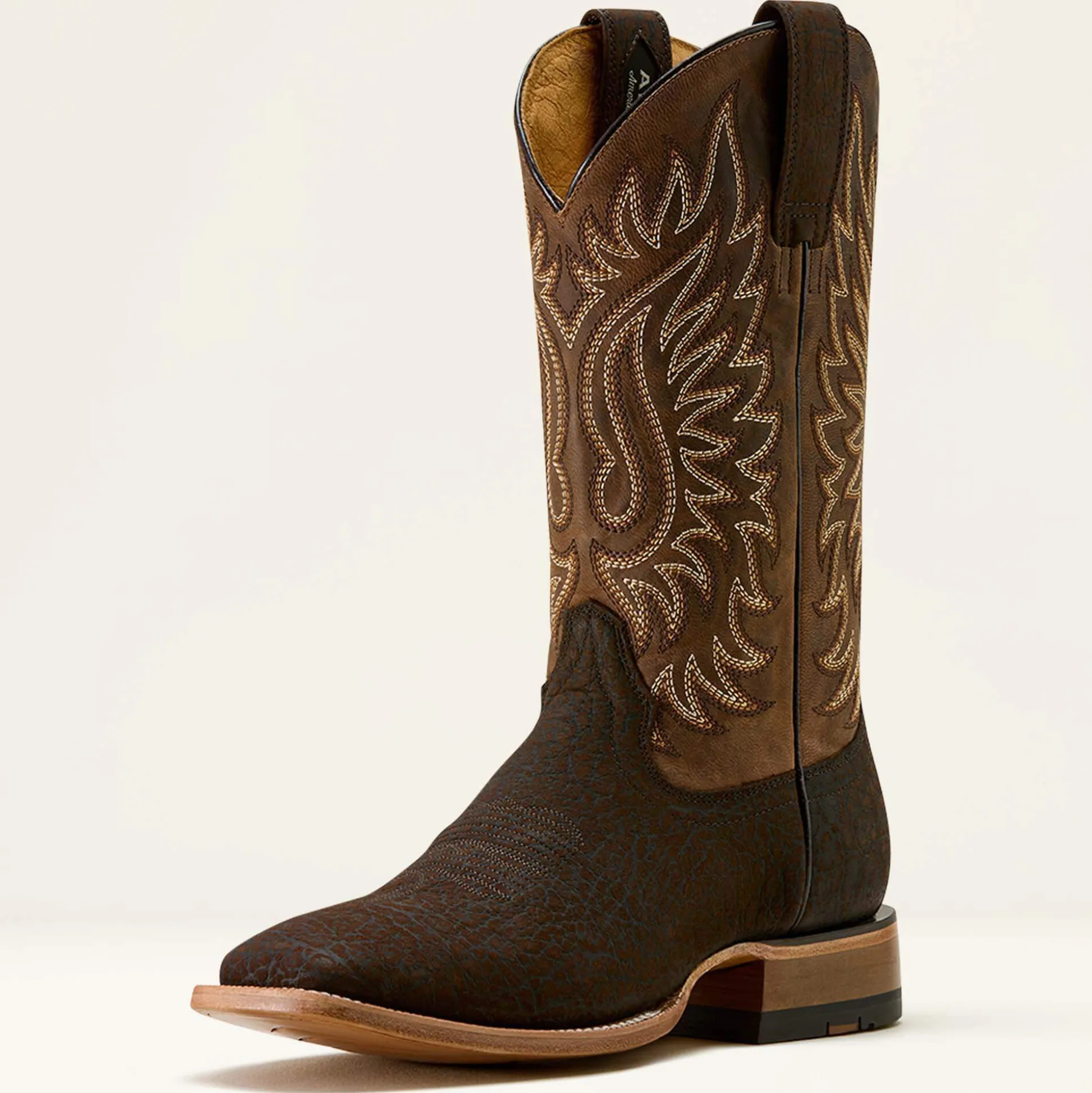 Gold Point Wide Square Toe Cowboy Boot