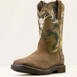 Groundbreaker Antler Waterproof Wide Square Toe Work Boot