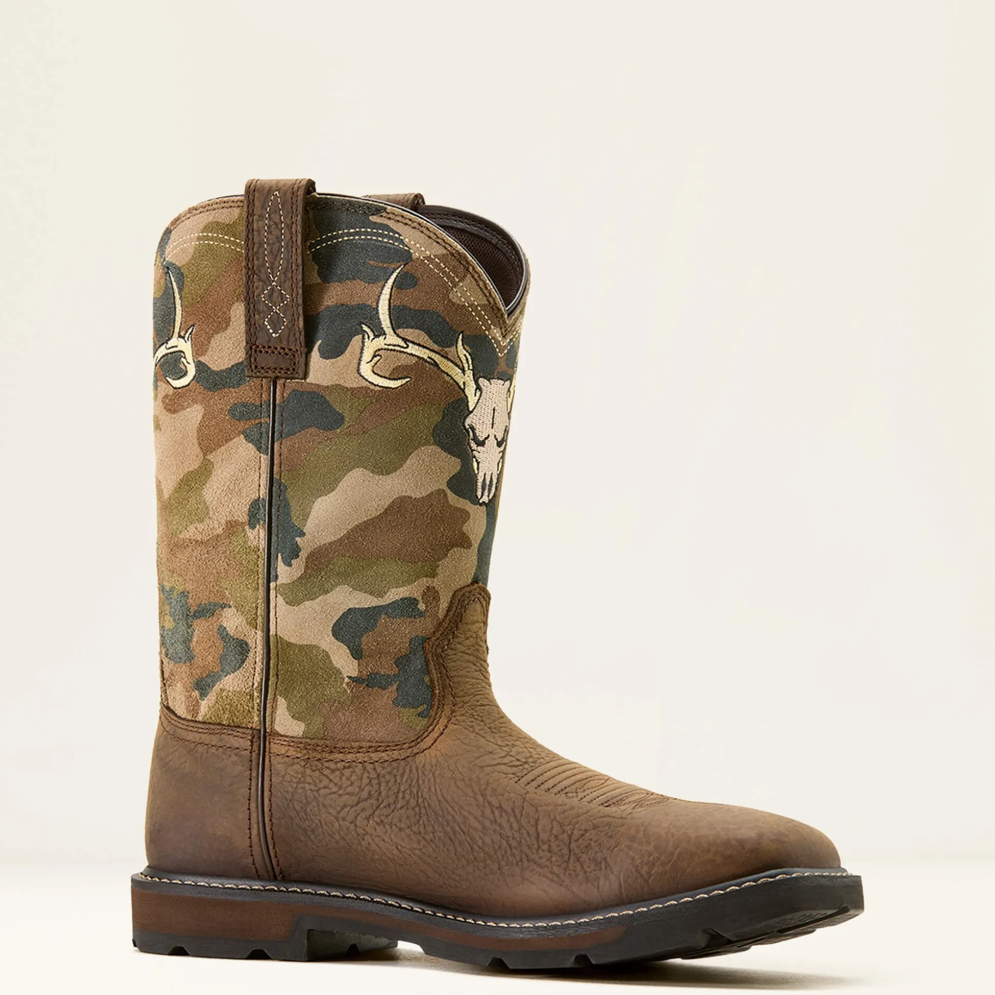Groundbreaker Antler Waterproof Wide Square Toe Work Boot