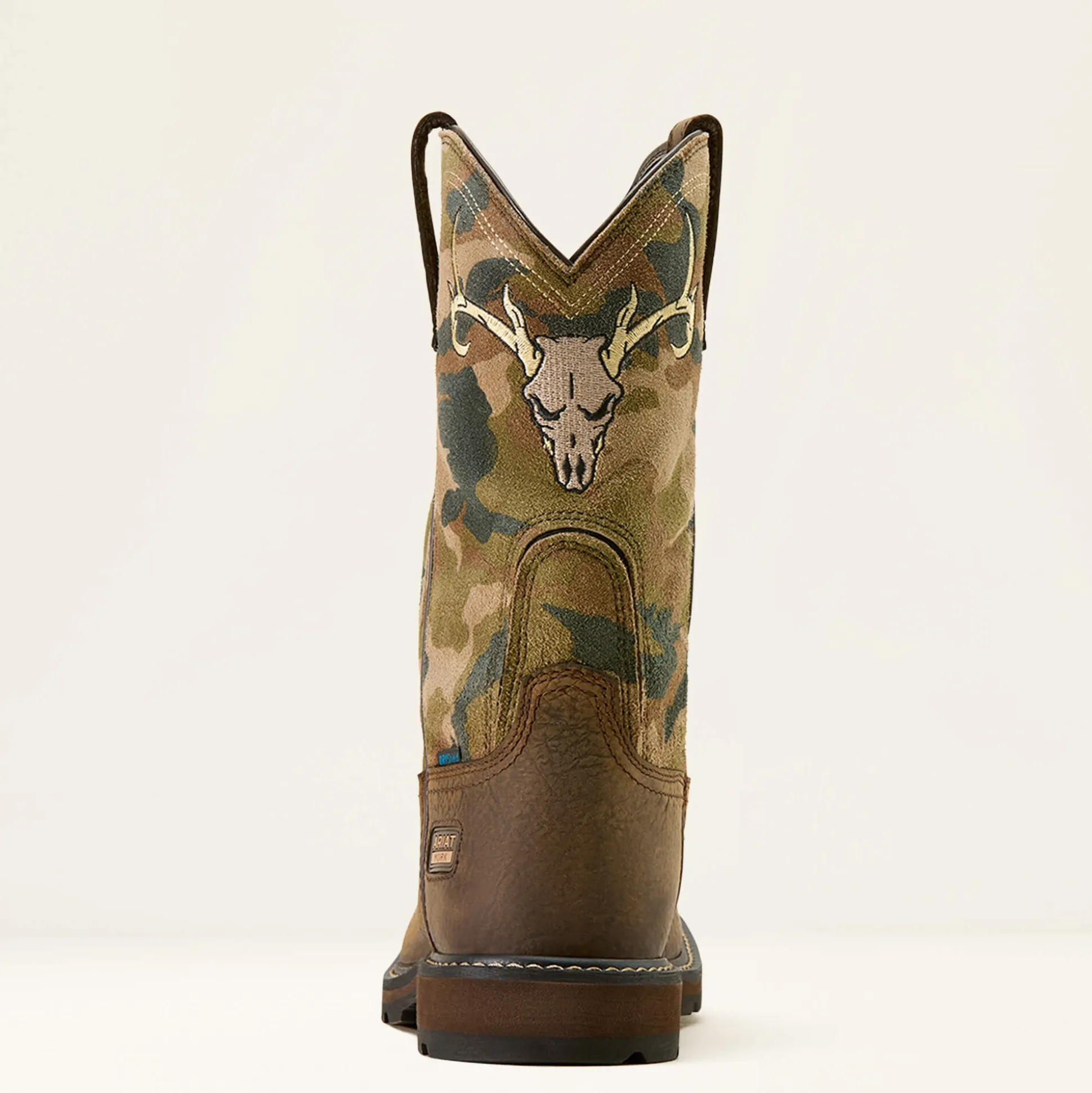 Groundbreaker Antler Waterproof Wide Square Toe Steel Toe Work Boot