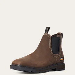 Groundbreaker Chelsea Wide Square Toe Waterproof Steel Toe Work Boot
