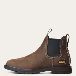 Groundbreaker Chelsea Wide Square Toe Waterproof Steel Toe Work Boot