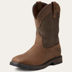 Groundbreaker Wide Square Toe Waterproof Steel Toe Work Boot