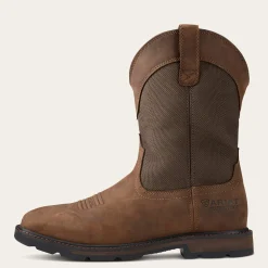 Groundbreaker Wide Square Toe Waterproof Steel Toe Work Boot