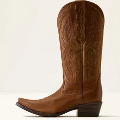 Heritage X Toe Elastic Wide Calf Western Boot