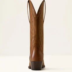 Heritage X Toe Elastic Wide Calf Western Boot