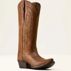 Heritage X Toe Elastic Wide Calf Western Boot