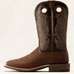 Highland Toughstock Wide Square Toe Cowboy Boot