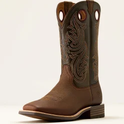 Highland Toughstock Wide Square Toe Cowboy Boot