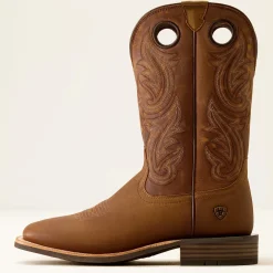Highland Toughstock Wide Square Toe Cowboy Boot