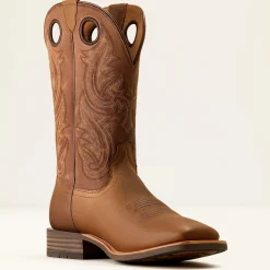 Highland Toughstock Wide Square Toe Cowboy Boot