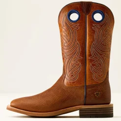 Highland Toughstock Wide Square Toe Cowboy Boot