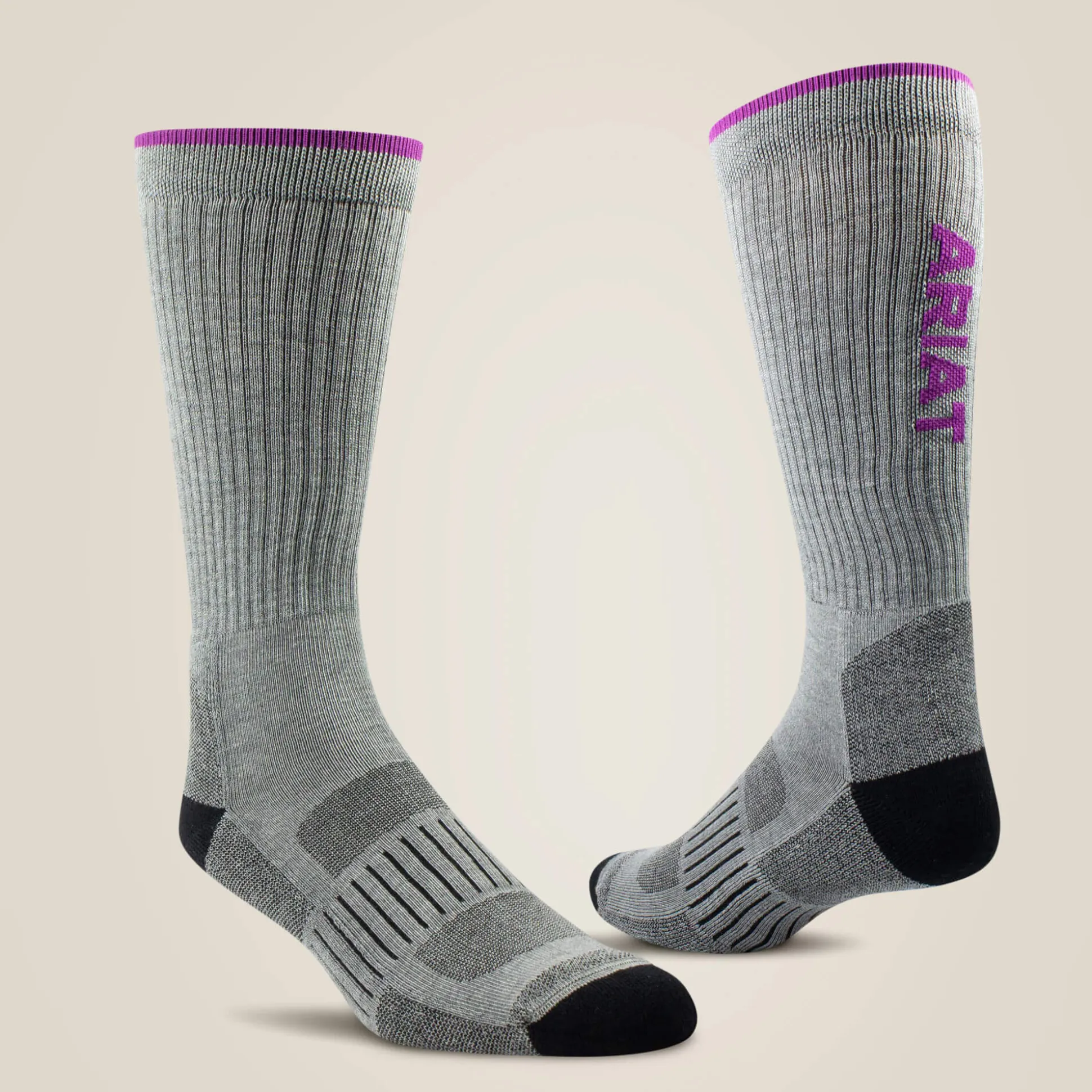 High Performance Crew Tek Work Sock 2 Pair Pack