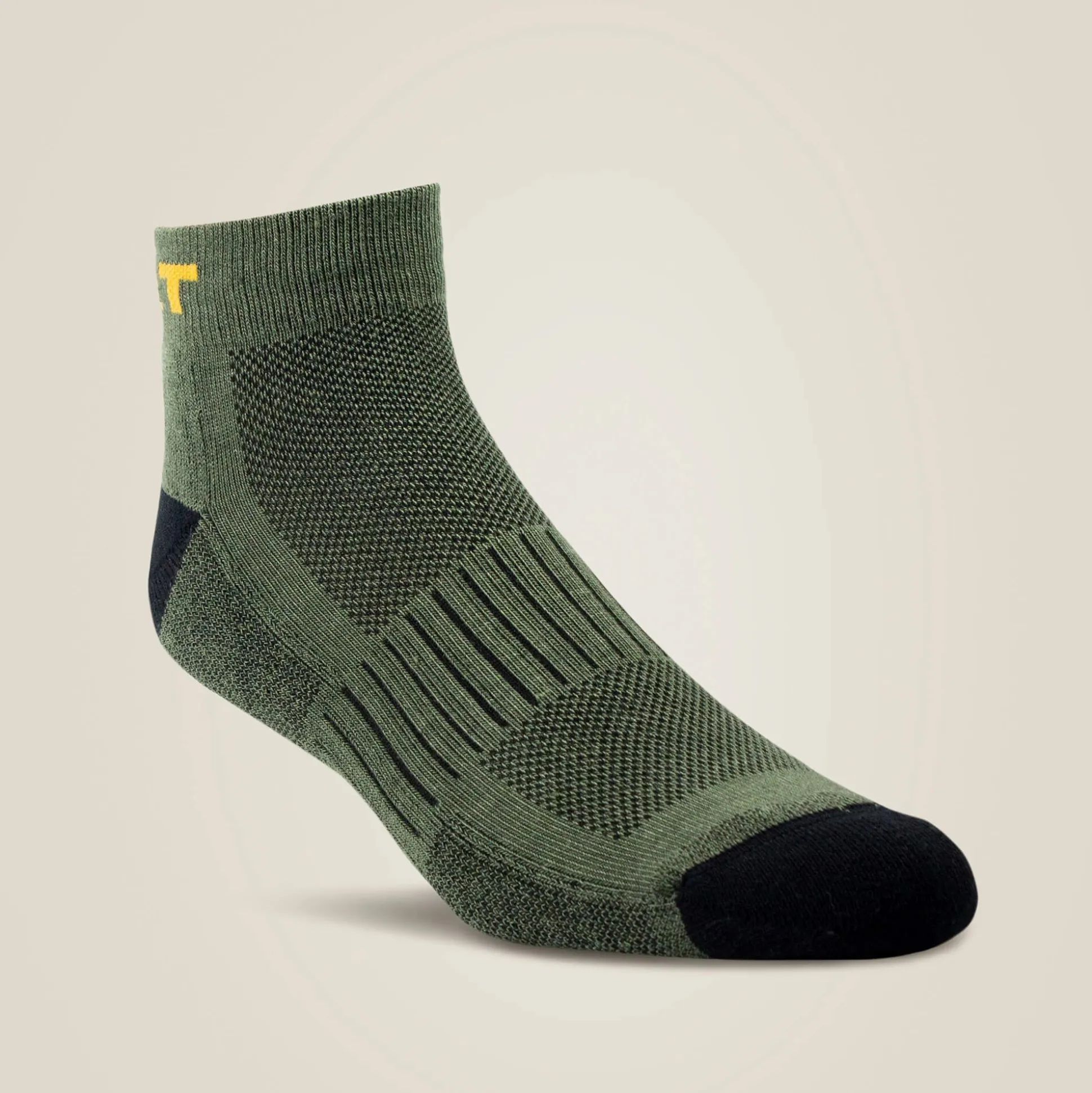 High Performance Quarter Crew Tek Work Sock 3 Pair Pack