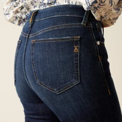 High Rise Bridle Skinny Jeans
