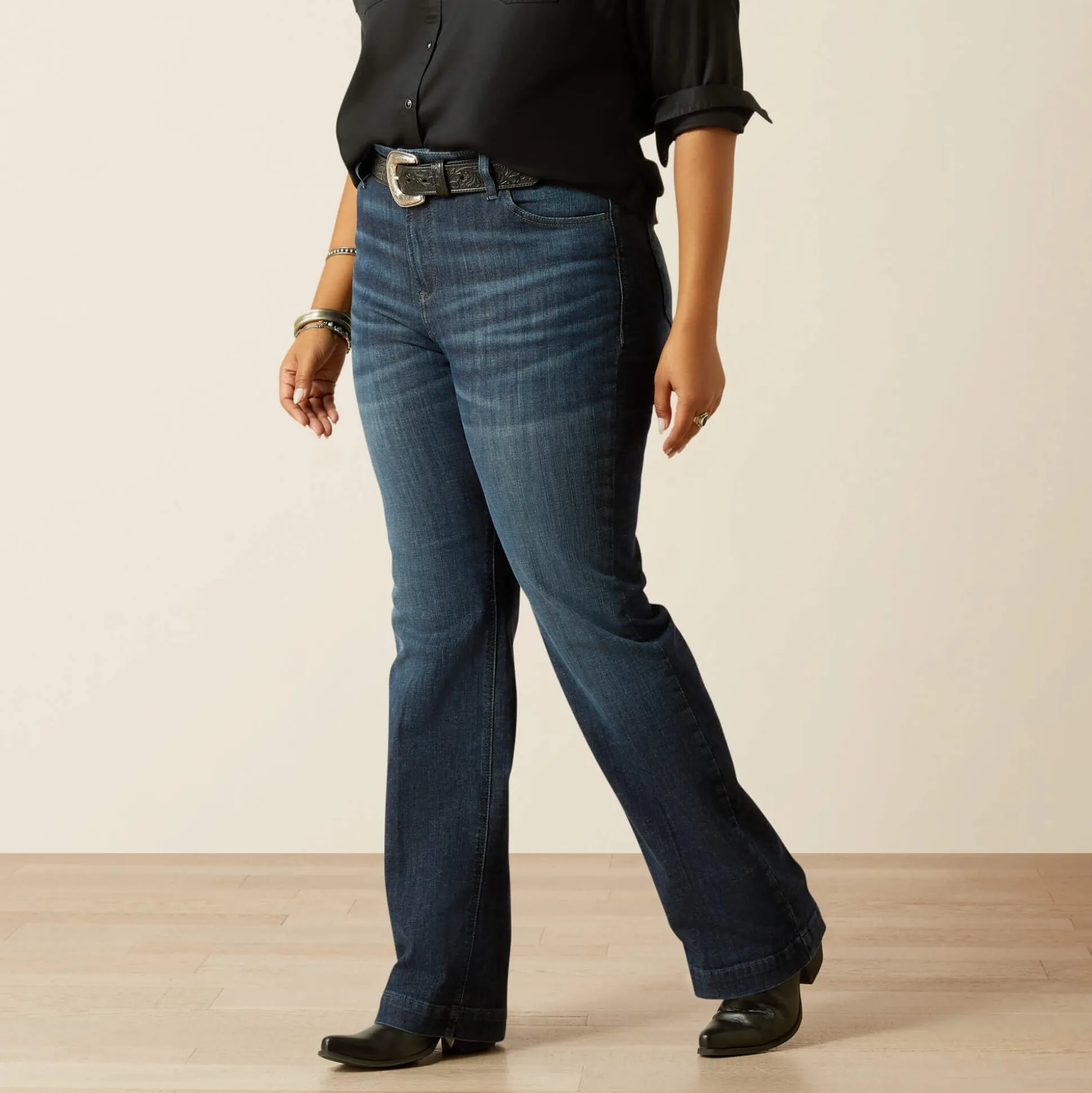 High Rise Frazey Slim Trouser Jeans
