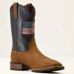 Hybrid Rancher Patriot Wide Square Toe Cowboy Boot