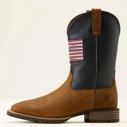 Hybrid Rancher Patriot Wide Square Toe Cowboy Boot