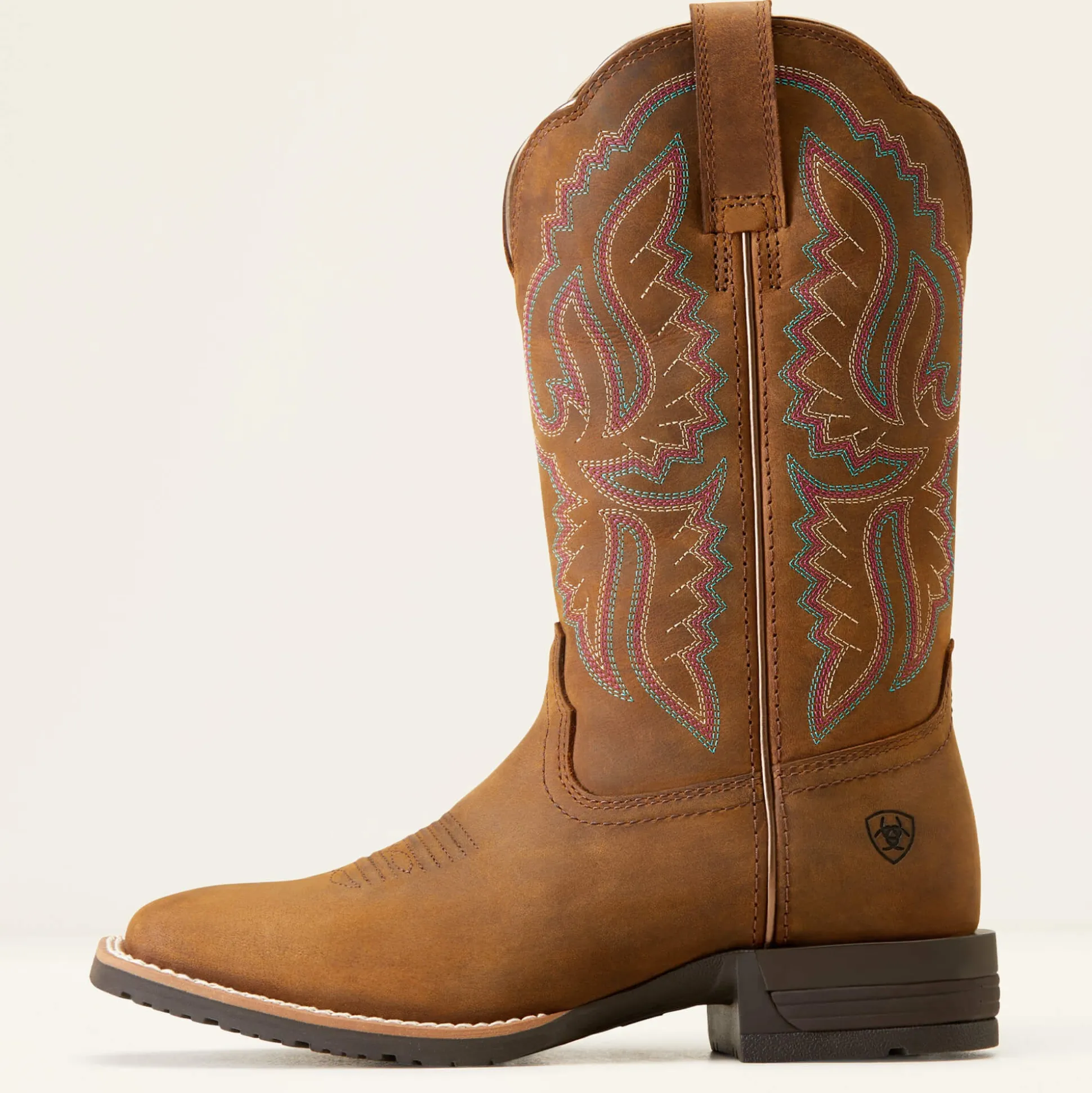 Hybrid Ranchwork Wide Square Toe Western Boot