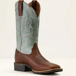 Hybrid Ranchwork Wide Square Toe Western Boot