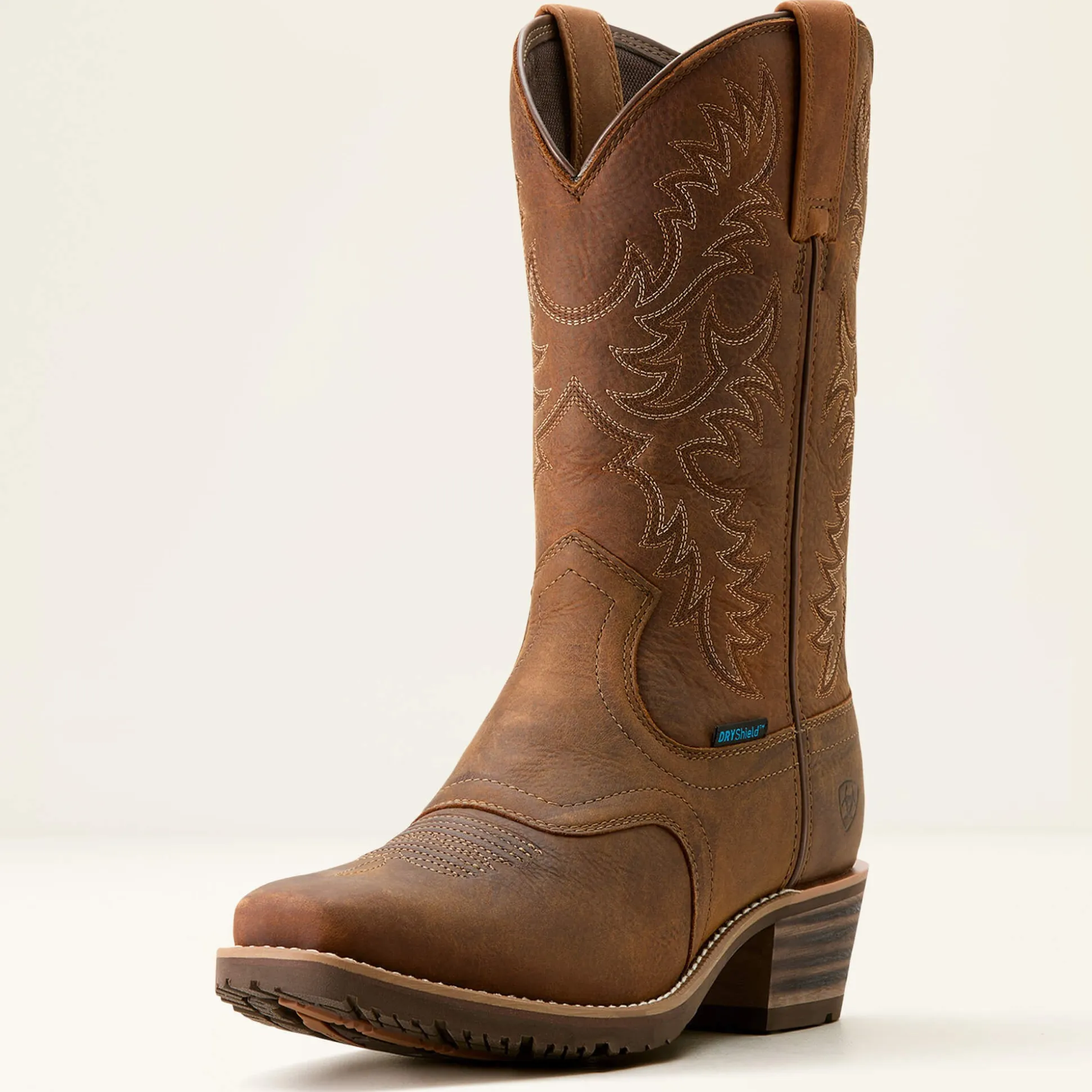 Hybrid Roughstock Square Toe Waterproof Cowboy Boot