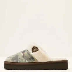 Jackie Square Toe Stack Slipper