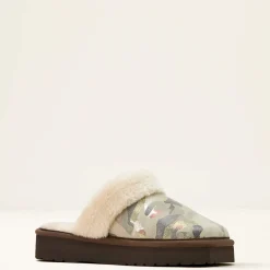 Jackie Square Toe Stack Slipper