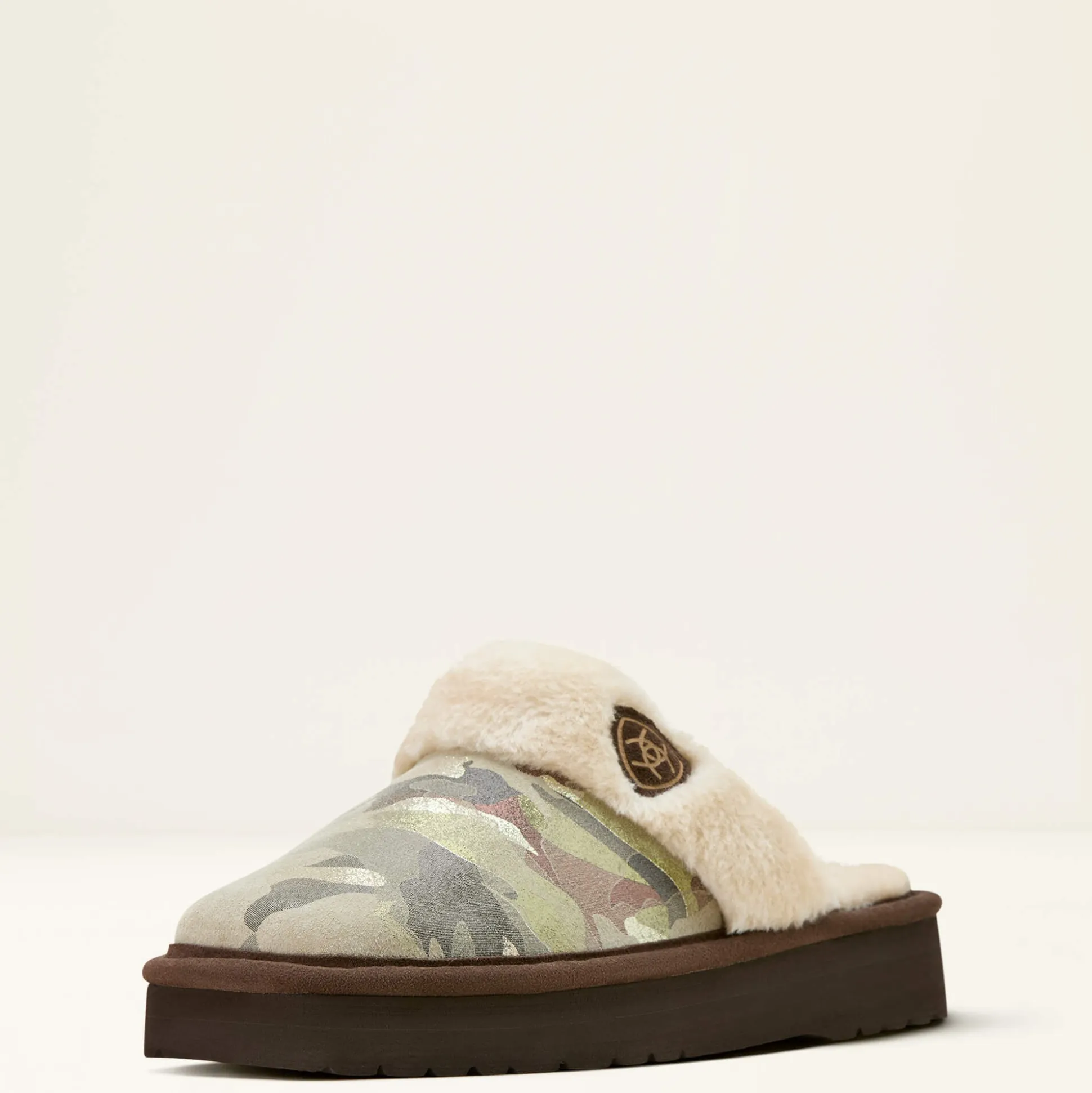 Jackie Square Toe Stack Slipper
