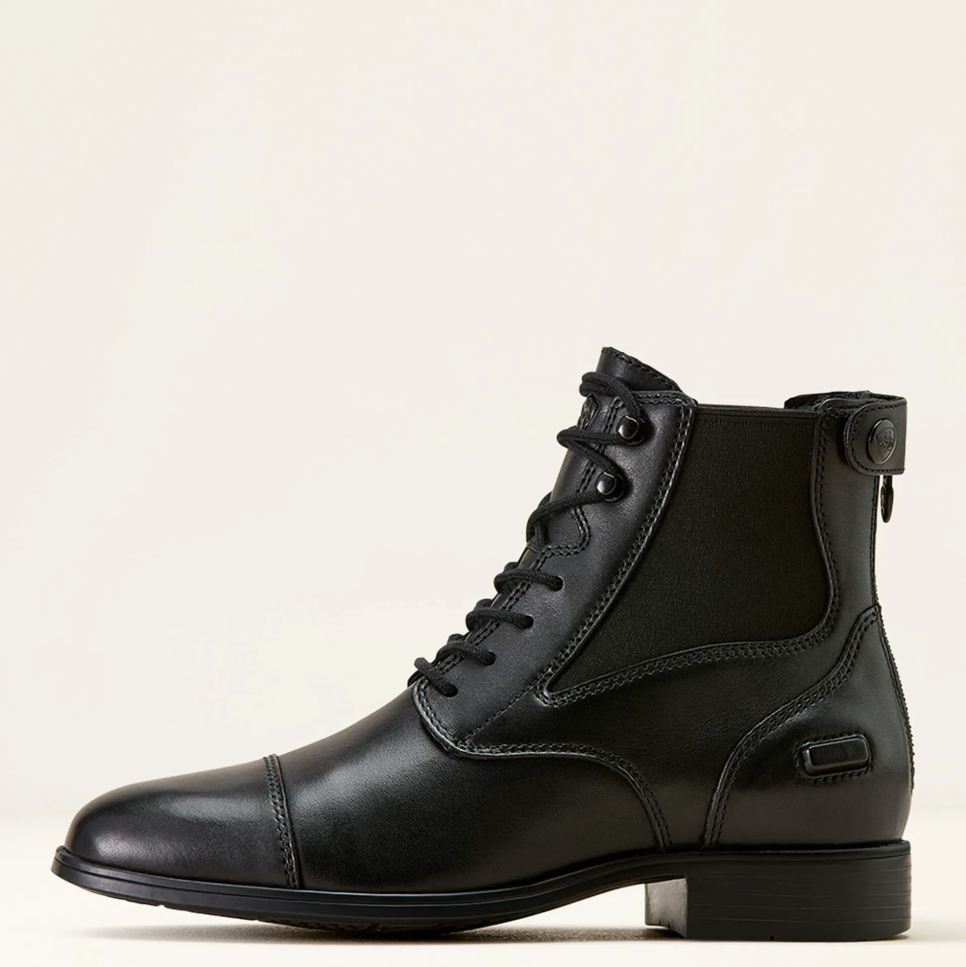 Kendall Back Zip Lace Paddock Boot