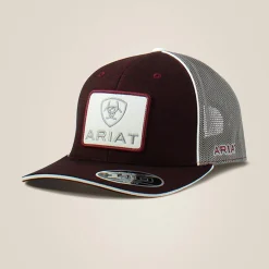 Large logo patch cap
