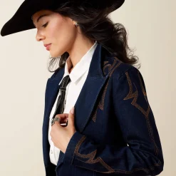 Lux Denim Blazer