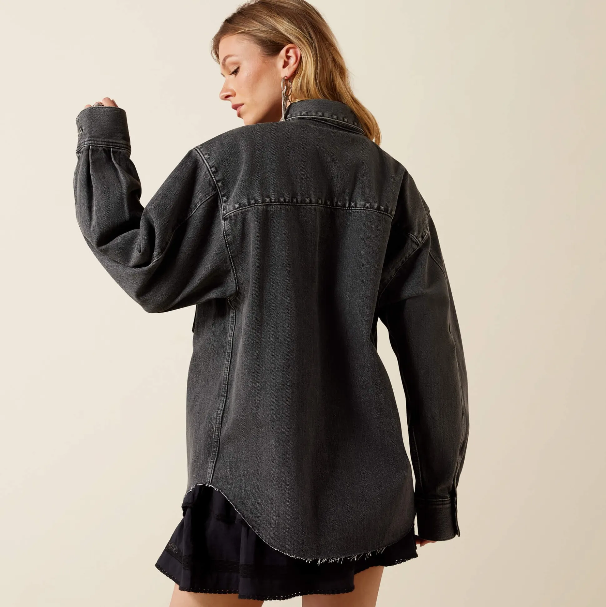 Lux Oversized Denim Jacket