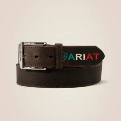 Mexico embossed logo belt