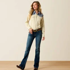 Mid Rise Fiona Boot Cut Jeans