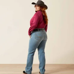 Mid Rise Giovana Leg Slim Trouser Jeans